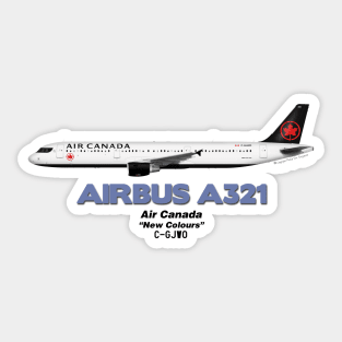 Airbus A321 - Air Canada "New Colours" Sticker